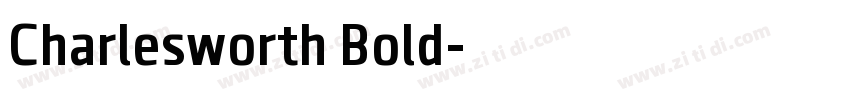 Charlesworth Bold字体转换
